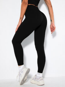 Butt Lift Seamless Ribbed Leggings