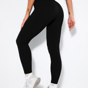 Butt Lift Seamless Ribbed Leggings