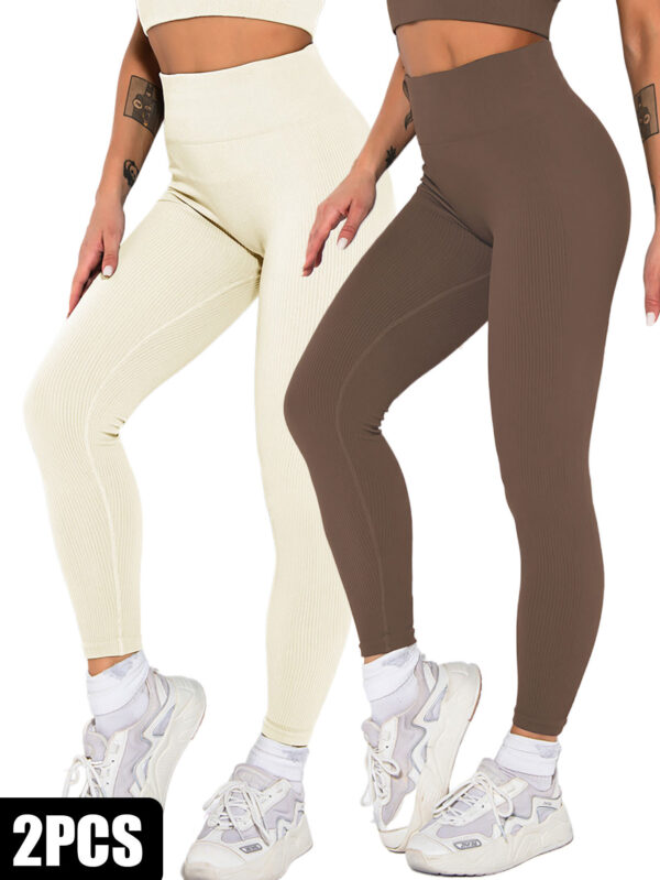 2-Pack Seamless Ribbed Leggings - Image 10