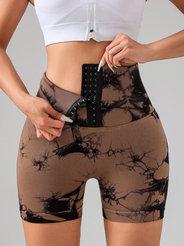 Tie-Dye High Waist Shorts - Image 9