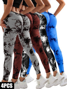 4 Pack Jada Scrunch Leggings