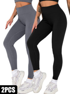 2-Pack Seamless Ribbed Leggings