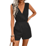 Stylish black women's jumpsuit from Thrive Store, perfect for casual or formal wear.