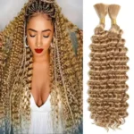 Deep Wave Bulk Hair: 18 Inch No Weft for Perfect Boho Braids - Image 8