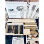 Versatile Shark FlexStyle hair dryer with attachments for styling and drying.
