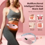 #1 Electric Abdominal Massage Belt: Ultimate Uterine Period Warming Relief Cramp - Image 2