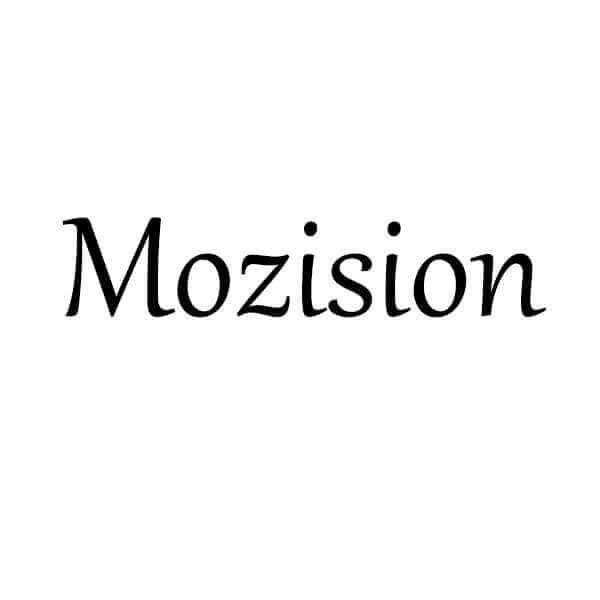 Mozision logo at Thrive Store, health and wellness brand.
