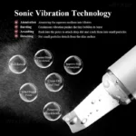 Sonic vibration skincare device enhances skin health and detoxifies pores effectively.