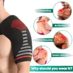 Compression Shoulder Brace - Rotator Cuff Support for Men and Women