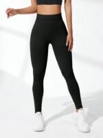 Women's High Waist Yoga Leggings – Seamless Butt Lifting Gym Pants