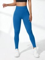 Women's High Waist Yoga Leggings – Seamless Butt Lifting Gym Pants - Image 2
