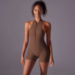 Hollow Backless Scrunch Butt Sport Jumpsuit One Piece Gym Romper - Image 4