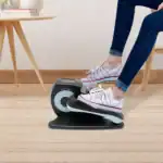 Blue 60w Under Desk Elliptical Machine Portable Trainer - Image 2