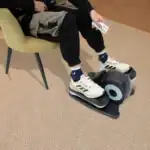 Blue 60w Under Desk Elliptical Machine Portable Trainer - Image 3