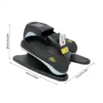 Blue 60w Under Desk Elliptical Machine Portable Trainer - Image 6