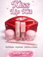 Kiss Lip Kit - 5-in-1 Vegan Lip Care Set - Image 7