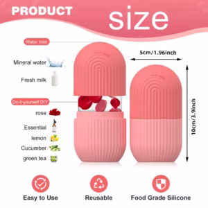 Ice Face Roller - Reusable Silicone Mold for Cold Therapy Skin Care