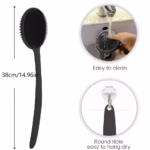 Silicone Back Scrubber with Long Handle - Premium Shower Brush for Deep Clean - Image 2