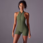 Hollow Backless Scrunch Butt Sport Jumpsuit One Piece Gym Romper - Image 10