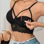 Lace Trim Nursing - Lace Trim Nursing Bra - Comfortable Front-Open Breastfeeding Maternity Underwear