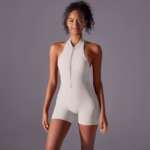 Hollow Backless Scrunch Butt Sport Jumpsuit One Piece Gym Romper - Image 3