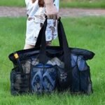 Extra Large Waterproof Beach Bag — Foldable with Mesh Straps & Zippered Pockets - Image 2