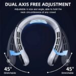 8000mAh Bladeless Neck Fan — Portable Rechargeable with LED Display - Image 2