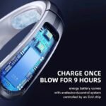 8000mAh Bladeless Neck Fan — Portable Rechargeable with LED Display - Image 4