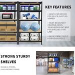 5-Tier Heavy Duty Shelf Racking - Detail
