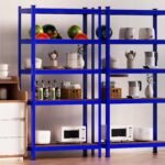 5-Tier Heavy Duty Shelf Racking - Angle