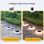 Solar Ground Lights — 14LED Waterproof Garden Pathway Lights (1 or 4 Pack) - Image 2