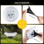 Solar Ground Lights — 14LED Waterproof Garden Pathway Lights (1 or 4 Pack) - Image 5