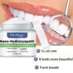 Nano-Hydroxyapatite toothpaste for dental health, whitening, and enamel repair, ideal for maintainin.